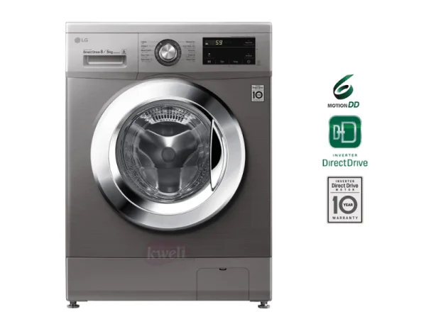 LG 8/5kg Front Load Washer/Dryer F4J3TMG5P