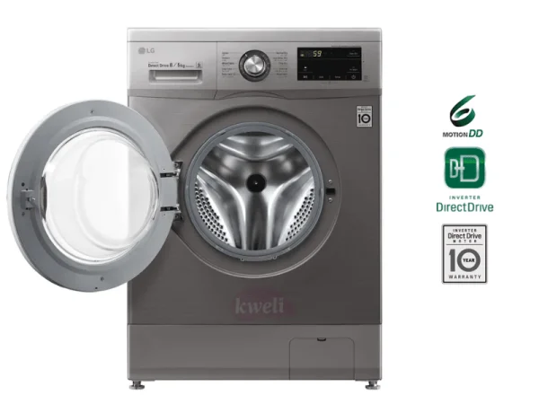 LG 8/5kg Front Load Washer/Dryer F4J3TMG5P