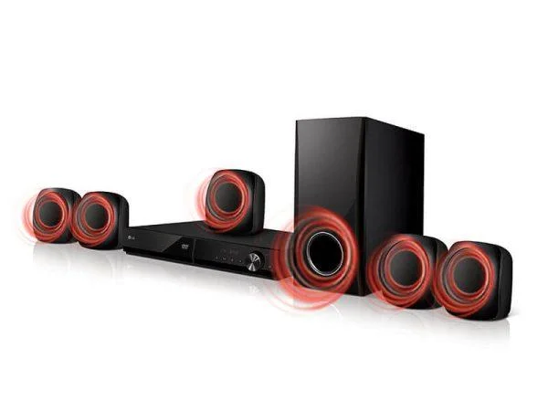 LG 5.1 Channel Bluetooth DVD Home Theater System 300W - LHD427; FM Radio, USB