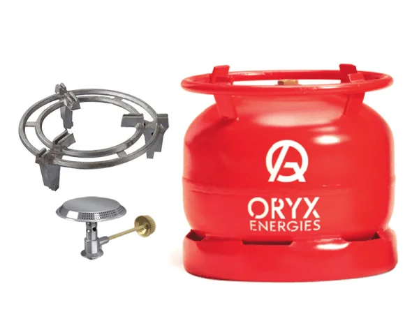 Oryx Gas 6kg New Full Set - Ready to Cook