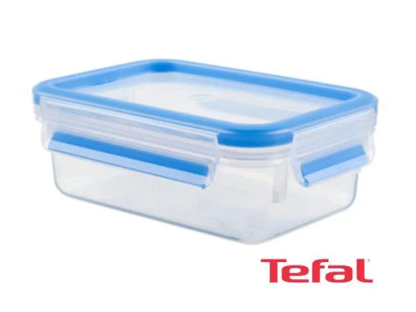 Tefal Masterseal Plastic Food Conservation Container, Blue - 1l - K3021212