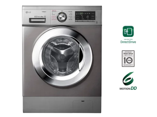 LG 9/5kg Front Load Washer/Dryer F4R5VGG2E; 6-motion Direct Drive, Steam, 1400rpm, Baby Care, Quick Wash Washer Dryers front load washing machine