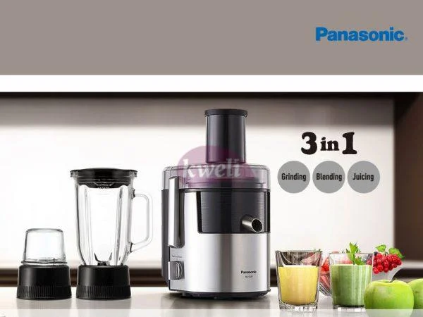 3-in-1 Panasonic Juicer Blender with Grinder MJ-DJ31_