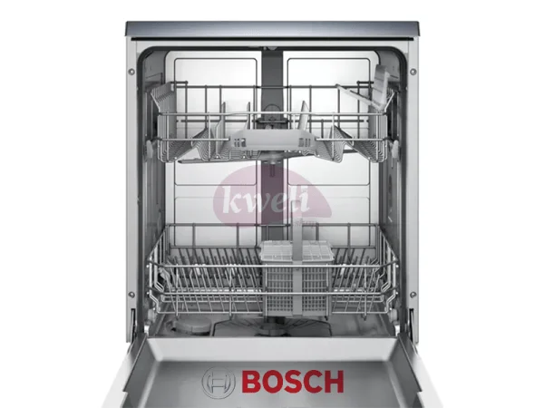 BOSCH Dishwasher, 12-place Freestanding Dishwasher 60cm, Inox - SMS50D08GC