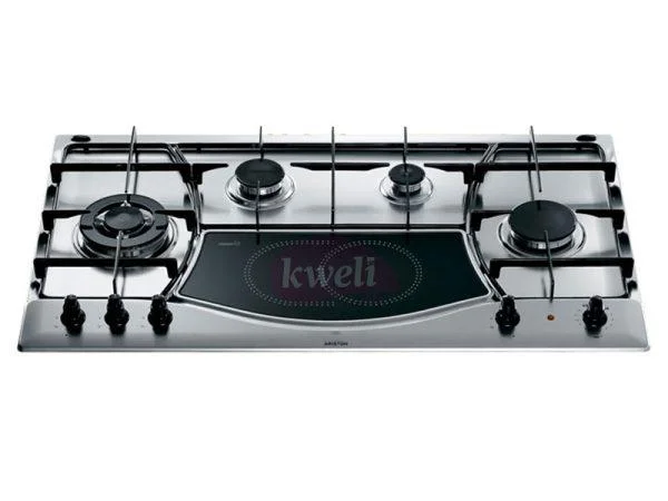 Ariston Built-in Hob PH941MSTVIX - 90cm, 4 Gas and 1 Ceramic Electric Hob