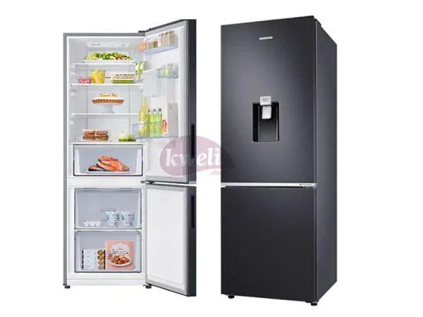 Samsung 370-liter Refrigerator with Dispenser RB37N4160B1 - Double Door Fridge, Bottom Mount Freezer, Frost Free