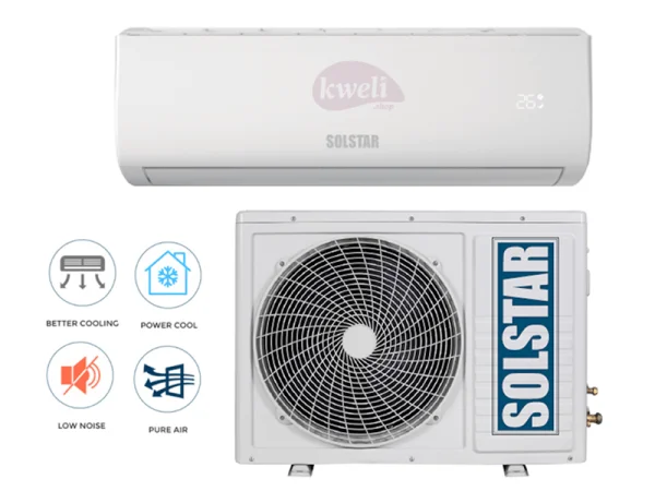 Solstar 18000 BTU Wall Split Air Conditioner - ASI ASU 18TG-ASS- free copper pipe