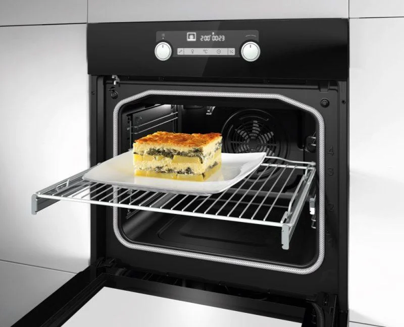 Hisense Built-in Multifunction Oven BSA5221ABUK with Even Bake & Steam Add, 71 litre, Digital Display, Black Colour Built-in Ovens 6