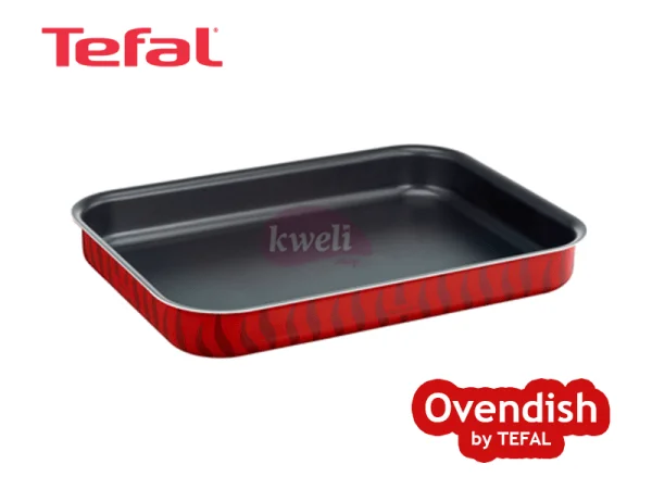 TEFAL Ovendish 24x31cm - J1324782;  Rectangular Les Specialistes ROASTER PTFE Ovendish