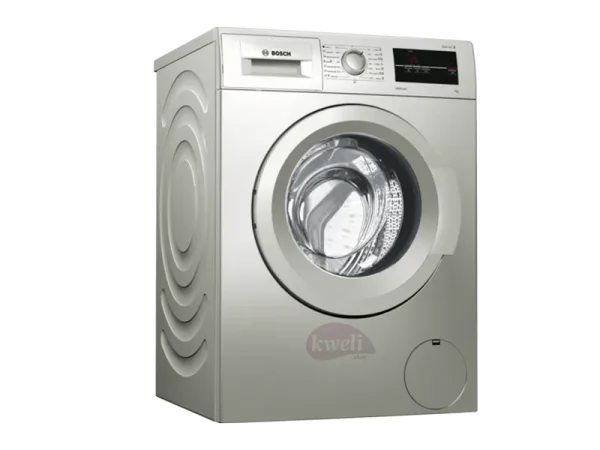 BOSCH 7kg Front Load Washing Machine WAJ2017SKE; Pre-Wash, VarioDrum, ActiveWater Plus, Reload (Add Items), 1000rpm, Silver inox