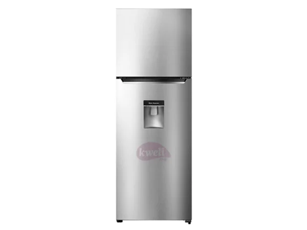 Hisense 419-liter Refrigerator with Water Dispenser RT419N4WCU; Double Door, Frost Free Top Mount Freezer