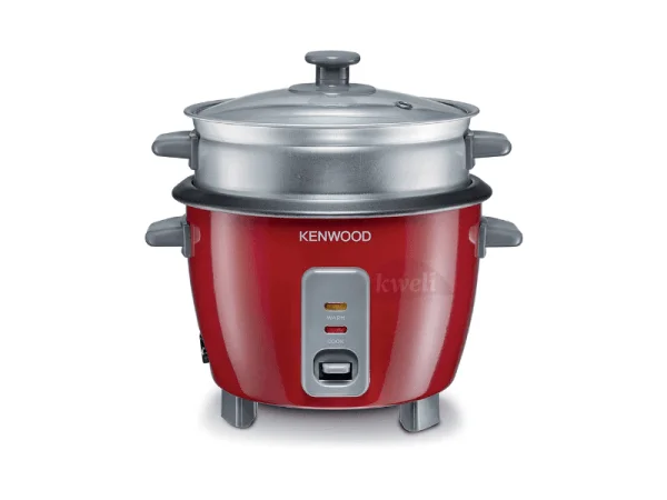 Kenwood 1.8-liter Rice Cooker with Steamer RCM44, Red, 650 watts