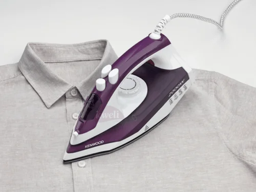 Kenwood Steam iron STP40 – 2000 watts, Self-clean, Non-stick Flat Iron Steam Irons Flat Irons