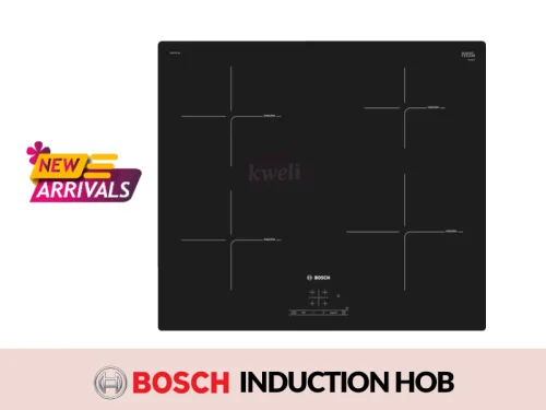 Bosch Electric Induction Hob PUE611BF1B; PowerBoost, TouchSelect heat control, 1.4kw – 2.2kw power Built-in Hobs 2