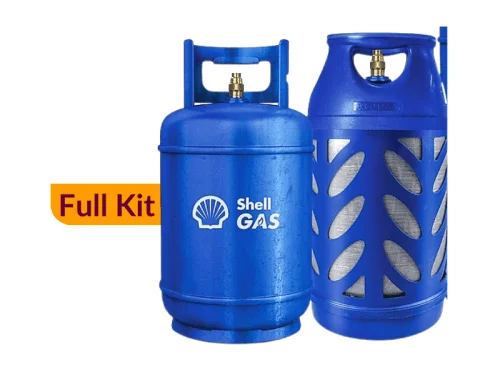 Shell Gas 12kg Full Kit; Cylinder, Gas, Installation Cooking Gas