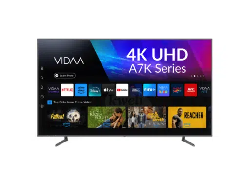 Hisense 50-inch UHD 4K Smart TV 50A7K; VIDAA OS, HDR, Built-in Wi-Fi, Bluetooth, Dolby Vision, Frameless Design 4K UHD Smart TVs