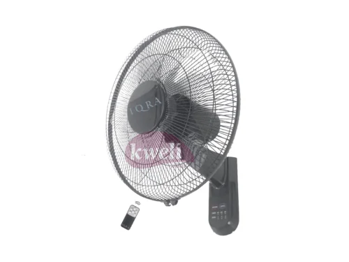 IQRA 16-inch Wall Fan with Remote IQ-WF019R; 50 watts, 3 Speeds IQRA Appliances