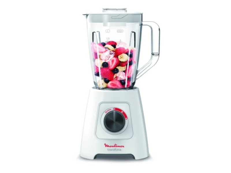 Moulinex BlendForce smoothie Blender LM423127; 600 Watts, smart lock & efficient ice crush function.