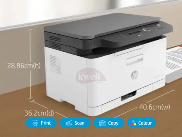 HP Multifunction Color Laser Printer 178nw; Colour Print, Copy, Scan, Fax, WiFi