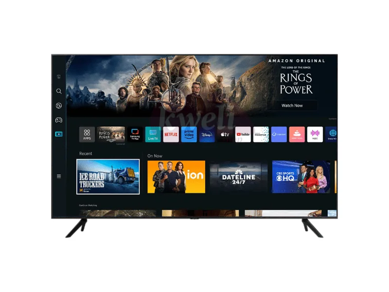 Samsung 43 inch Crystal UHD 4K Smart TV UA43CU7000 (2023); PurColor, Smart Hub, Smart Remote, Tizen™, 125 watts