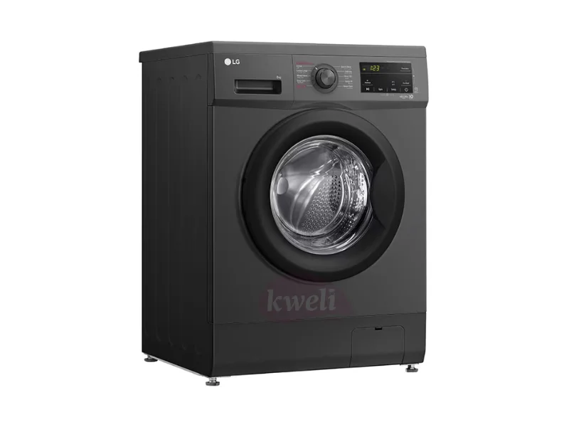 LG 8kg Front Load Washing Machine F4J3TYG6J; 1400rpm, Steam Option, 6 Motion Inverter Direct Drive