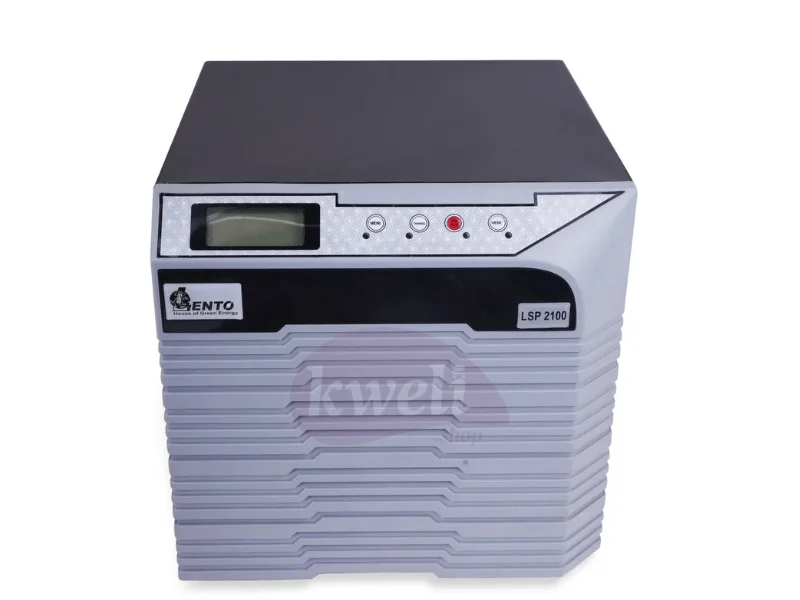 Lento 2100VA 24V Hybrid Inverter; DSP Sine Wave Inverter with Inbuilt Charge controller, Made in India