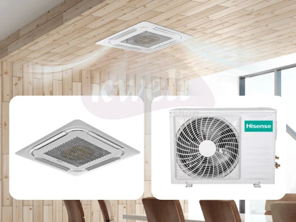 Hisense 18000BTU Ceiling Cassette Air Conditioner AUC-18HR4SSAA1, R410a