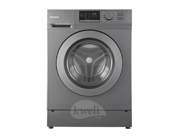 Panasonic 8kg Front Load Washing Machine NA-128XB1; 1200rpm, Cold/Hot Wash, Silver