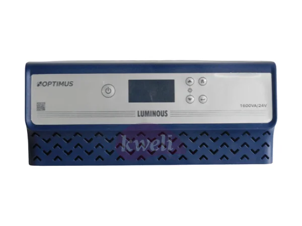 Luminous Optimus 1600VA 24V Solar Inverter; Digital Display, Low Battery Protection