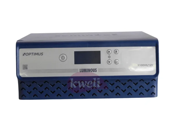 Luminous Optimus 1100VA 12V Solar Inverter; Digital Display, Low Battery Protection