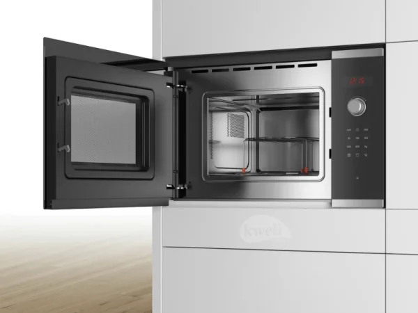 Bosch Serie 4 Built-in Microwave with Grill BEL523MS0B; 60cm,  20-litres, Stainless Steel, 90-800 watts