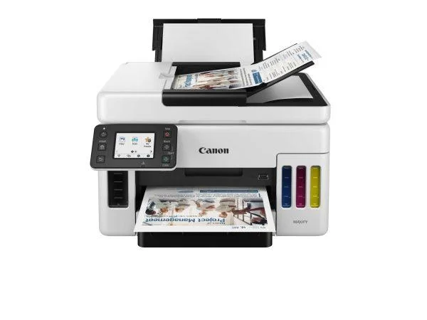 Canon MAXIFY MegaTank GX6070 All-in-One Wireless Ink Tank Business Printer; A4 Colour/Black Print/Copy/Scan, ADF, Duplex, Up to 24 pages per minute