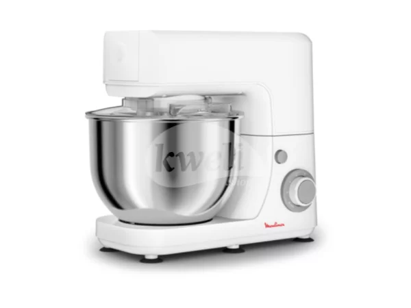 Moulinex Masterchef Stand Mixer with 4.8L Bowl QA160127; Stainless Mixer Bowl, Dough Mixer, Beater, Whisk, 800-watt motor