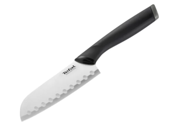 TEFAL Comfort Santoku Knife K2213604; 12cm Knife with soft-touch ergonomic handle