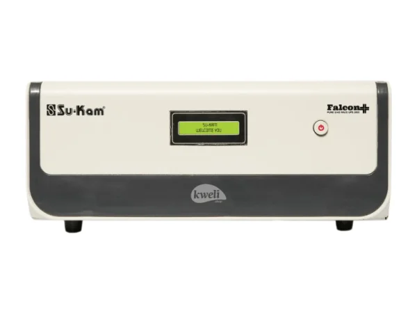 Su-Kam 2000VA 24V Falcon+ Pure Sine Wave UPS Inverter; Digital Display, Battery reserve, Circuit breaker MCB, 300% Load Startup