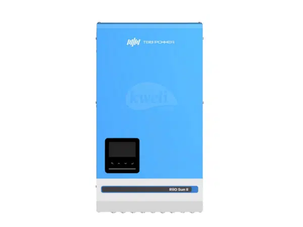 TBB RiiO Sun II 6kVA/6kW 48V All-in-One Solar Inverter; Built-in Dual MPPT Charge Controllers (8.8kWp/250Voc), Battery Charger, Pure Sine Wave Output, Transformer-Based Design