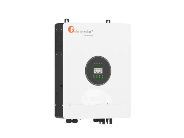 Felicity 8kVA/8kW 48V Hybrid Inverter IVEM8048; 8kWp/500Voc/90-450V Built-in Dual MPPT Charge Controllers, Battery Charger, Pure Sine Wave Output, High-Frequency Design