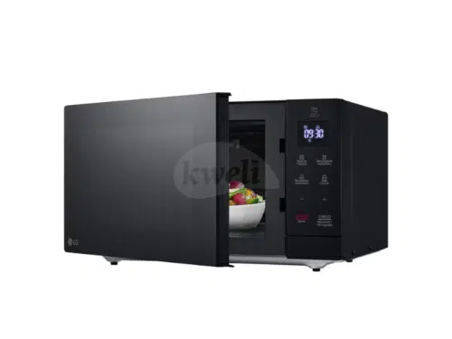 LG 30L NeoChef™ Solo Microwave MS3032JAS; 900W, EasyClean™, 5 Power Levels, White LED Lamp, Sleek Black Finish LG Microwave Ovens 2